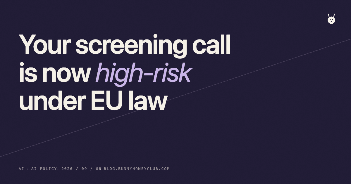 AI Candidate Screening Just Became High-Risk AI in the EU
