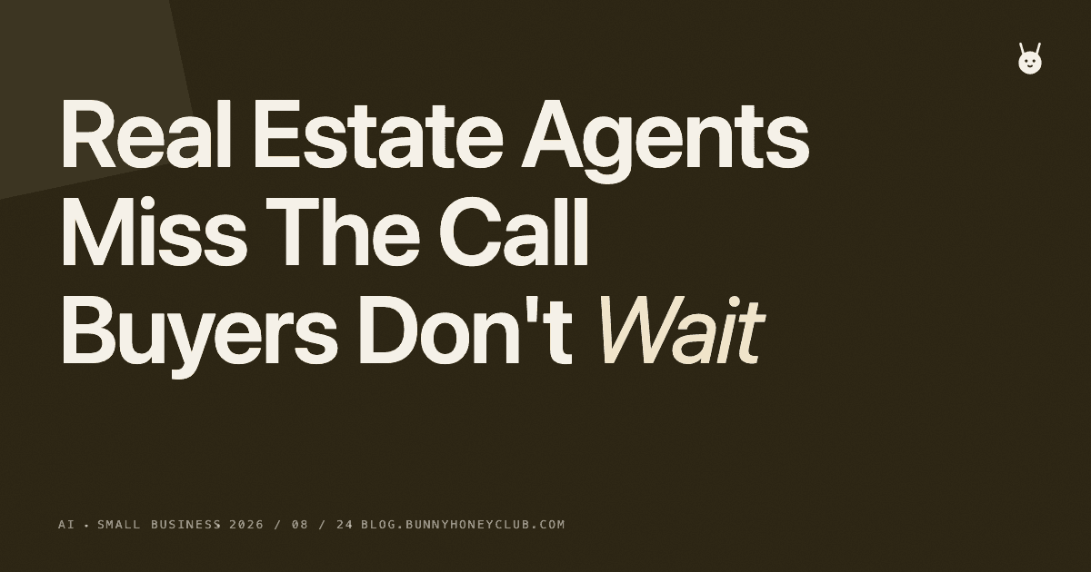 AI Receptionist for Real Estate Agents: Stop Losing Leads