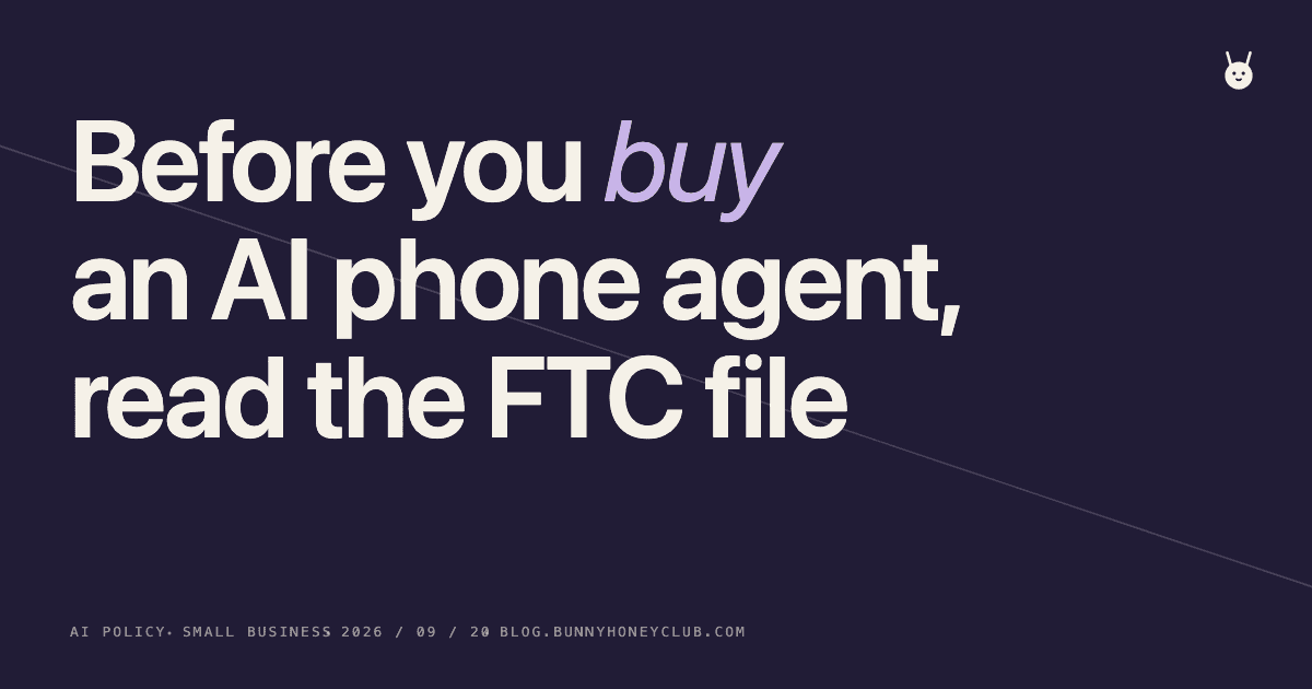 Air AI FTC Case: Red Flags Before You Buy an AI Phone Agent